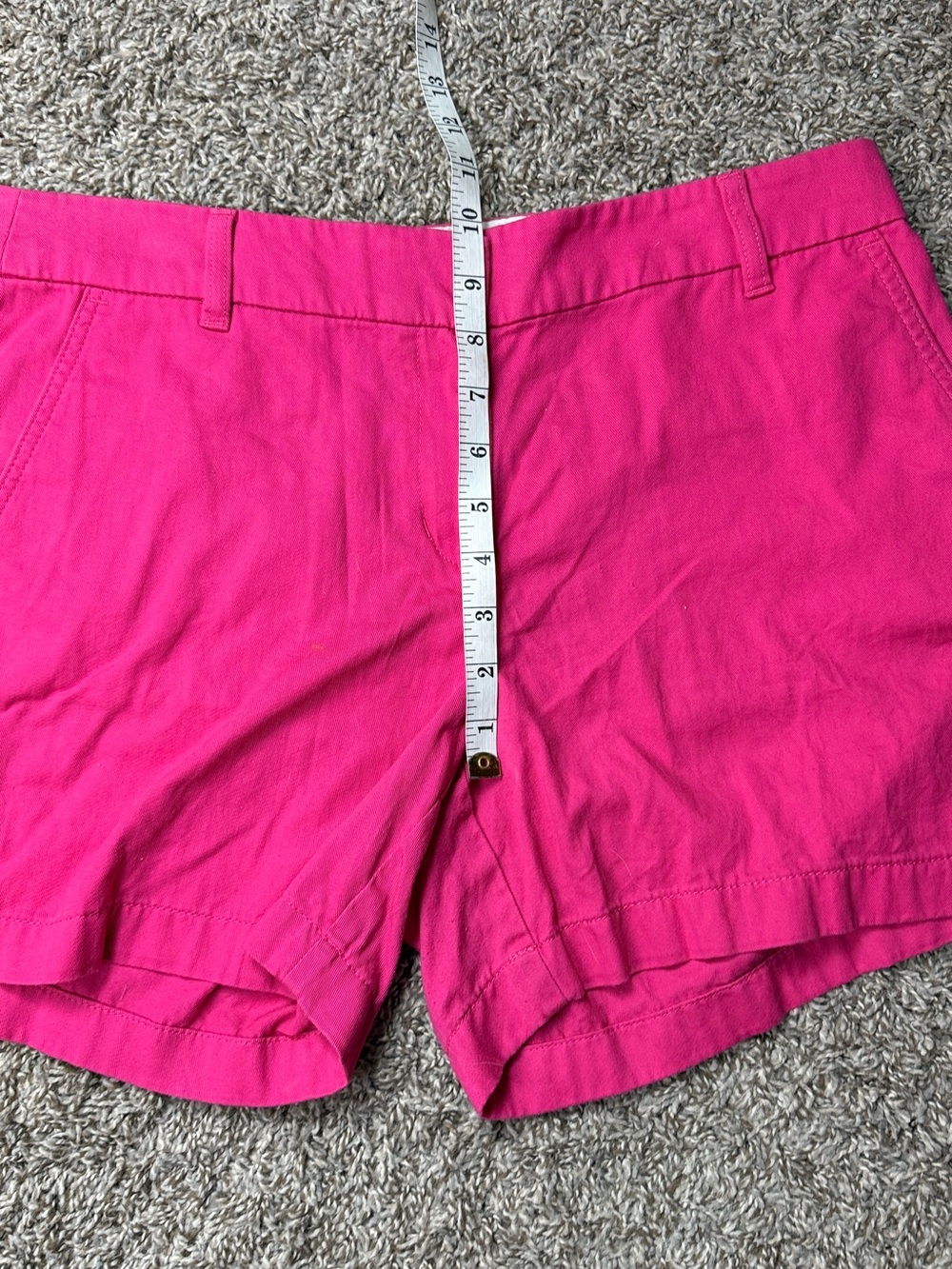J. Crew Factory Hot Pink Chino Shorts - Picture 5 of 9